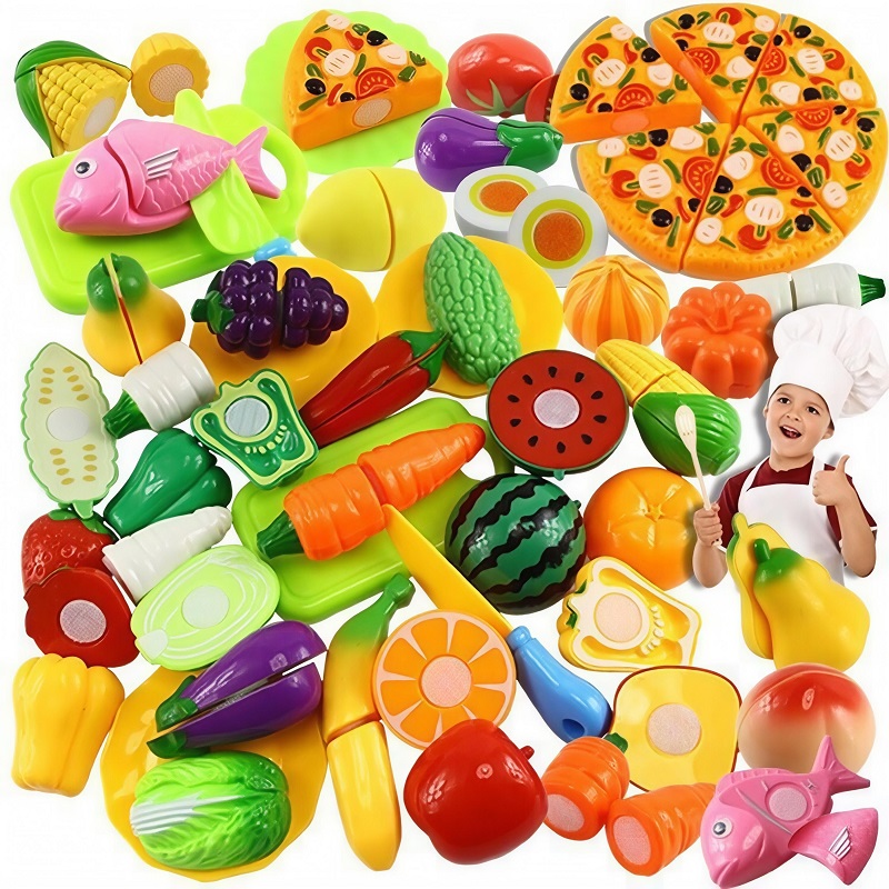 Children Play House Toy Fruits - Baby Food Vegetables recension och pris