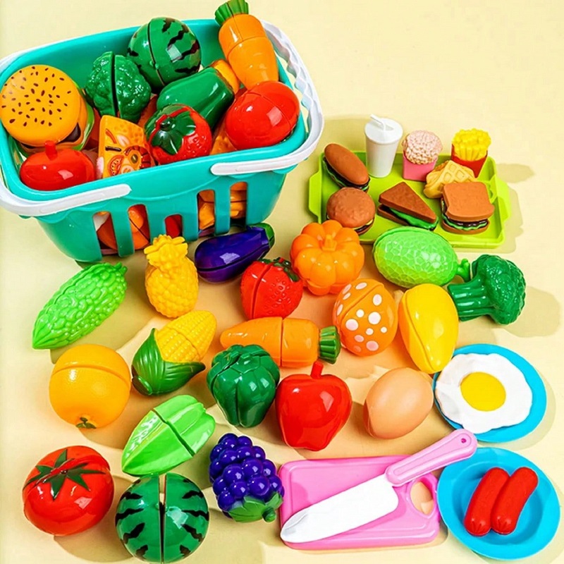 Children Play House Toy Fruits - Baby Food Vegetables recension och pris