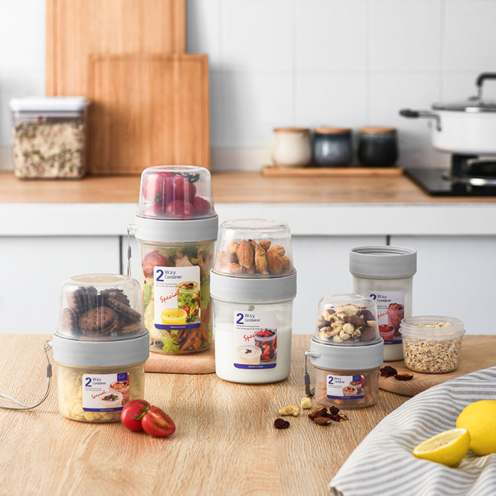 Portable Double Layer Food Pre - Baby Food Jars With Lids recension och pris