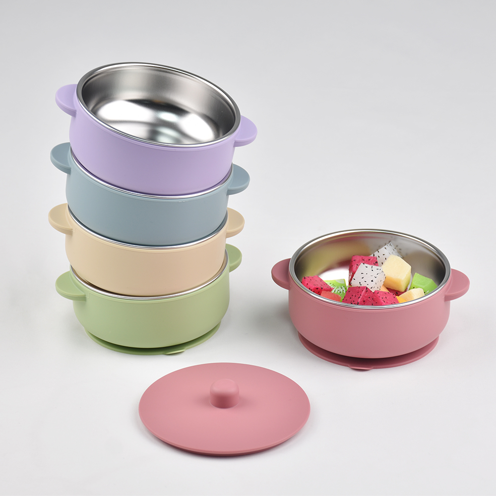 300ml Baby Training Bowl with  - Baby Food Jars With Lids recension och pris
